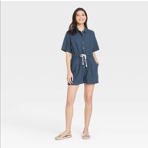 NWT Target/Universal Thread Navy Blue Romper/Jumpsuit Size Small